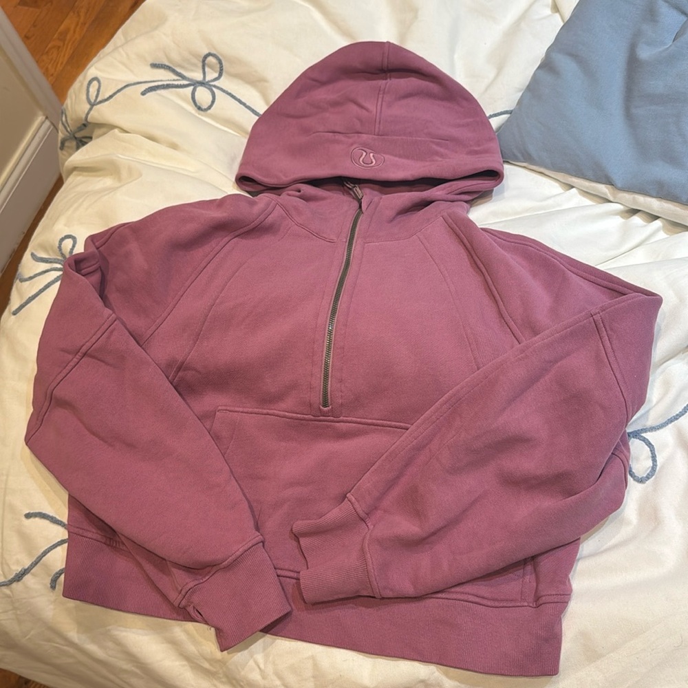lululemon oversized scuba hoodie M/L in velvet dust